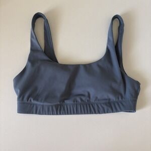 Vuori Women's Daily Bra Size Small VW 158 Smoke Blue Sports Athletic